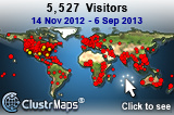 Locations of visitors to this page